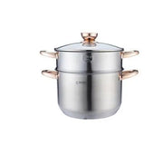 Cookware Set Soup Pot Stainless steel Stew Cooking Pots Induction Cooker Casserole Kitchen Saucepan Double Boiler Steamer Pot