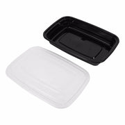 Plastic Reusable Bento Box Meal Storage Food Prep Lunch Box 3 Compartment Reusable Microwavable Containers Home Lunchbox