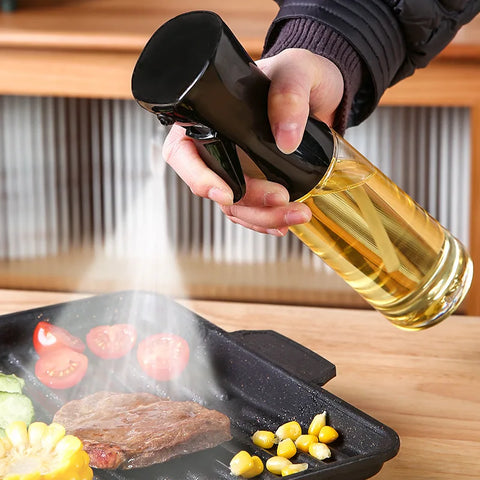 200ml 300ml Oil Spray Bottle For Cooking Kitchen Olive Oil Sprayer For Camping BBQ Baking Vinegar Soy Sauce Kitchen Accessories