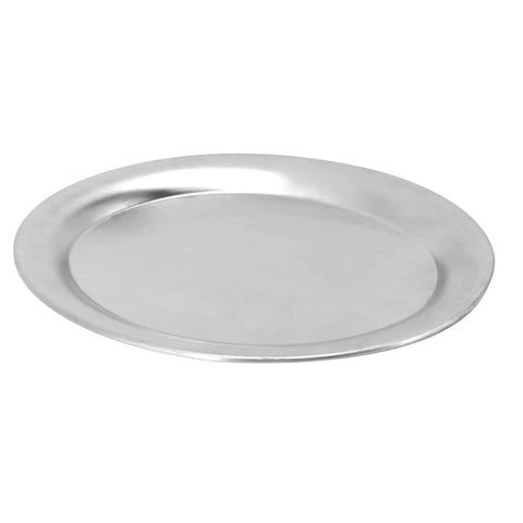 Stainless Steel Serving Plate - Durable for kitchen Food Dish Pan for Easy Meal Prep