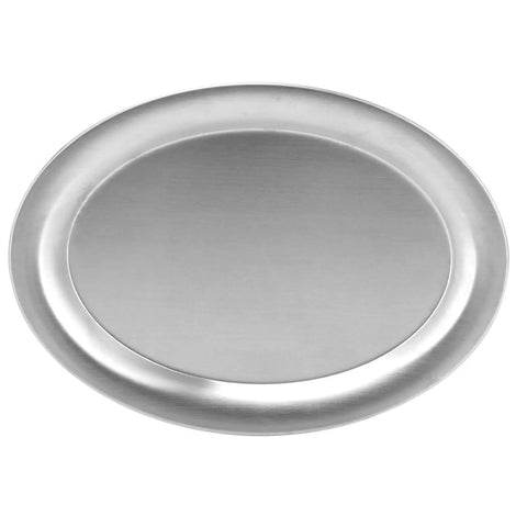 Stainless Steel Serving Plate - Durable for kitchen Food Dish Pan for Easy Meal Prep