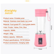 Home portable outdoor juicer cup travel rechargeable small juicer fruit and vegetable juicer milkshake juice cup kitchen juicer