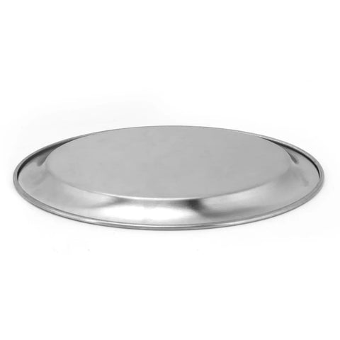 Stainless Steel Serving Plate - Durable for kitchen Food Dish Pan for Easy Meal Prep