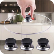 Kitchen Pot Lid Knobs Universal Pan Lid Holding Tops Replacement Lid Hand Grip Knob Handle Resistant Tool with Screwdriver gift